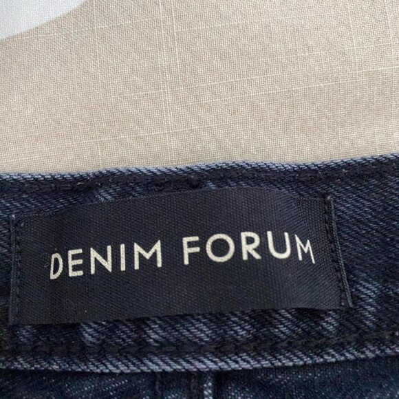 ARITZIA DENIM FORUM Washed Black The Ex Boyfriend Denim Shorts Size 27 - Picture 5 of 7